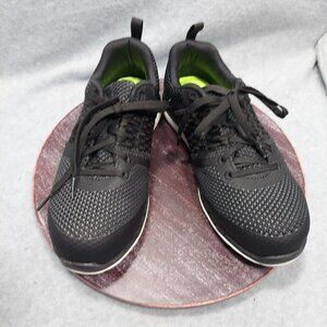 Reebok Mens Weight lifting shoes Knit Sneakers Size 6 Black
